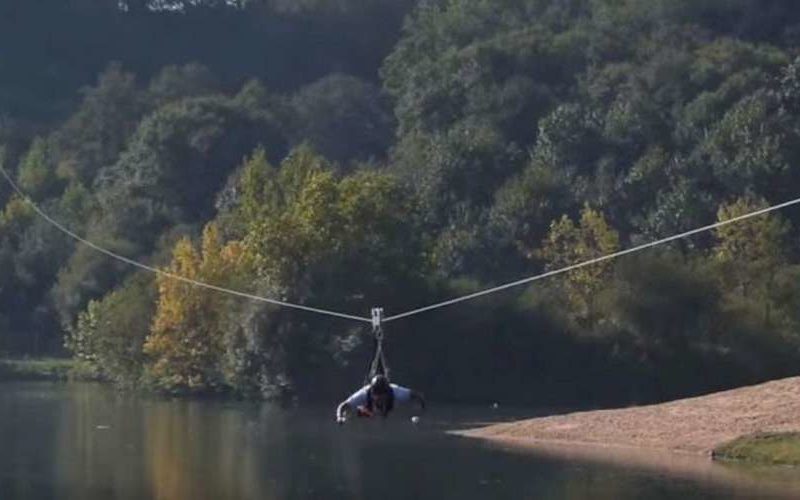 Tyrolienne Park Lac de St Pée sur Nivelle avec Evolution 2 Pays Basque