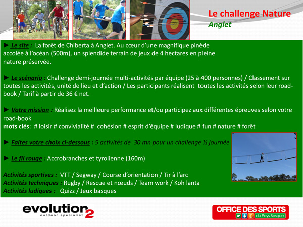 Challenge Nature Anglet Pays Basque